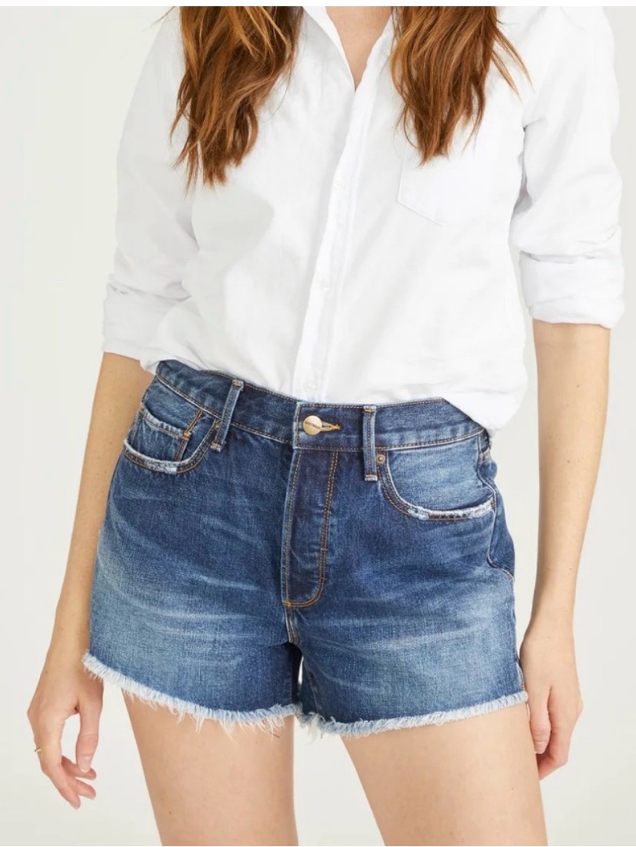 Driftwood Goldie Classic Denim Shorts - Blue - Size 29